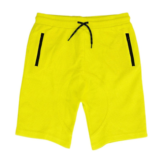 Neon Green Solid Active Shorts