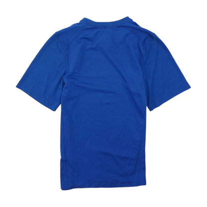 Blue Solid Active T-Shirt