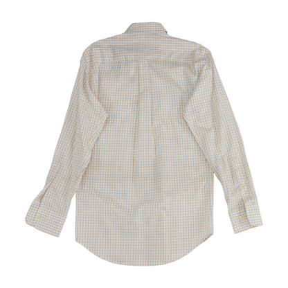 White Check Long Sleeve Button Down