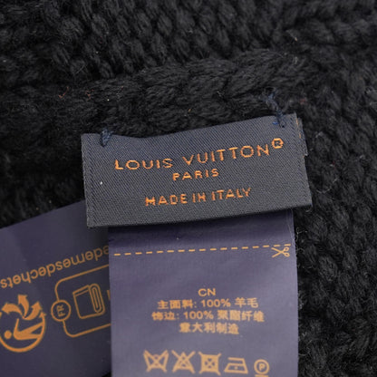 Black Damier Snug Beanie