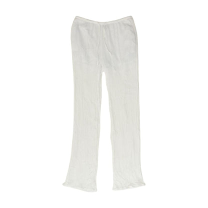 White Casual Pants