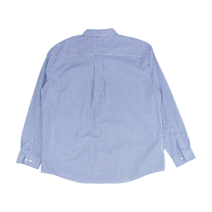 Purple Check Long Sleeve Button Down