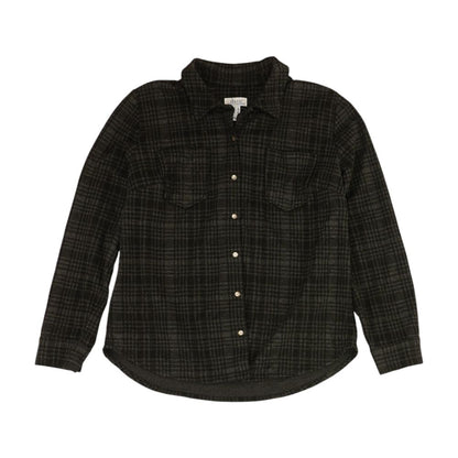 Gray Plaid Button Down