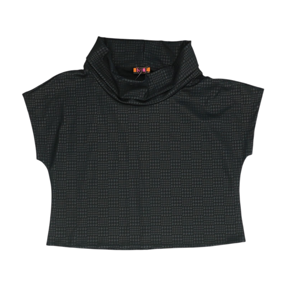 Black Houndstooth Blouse