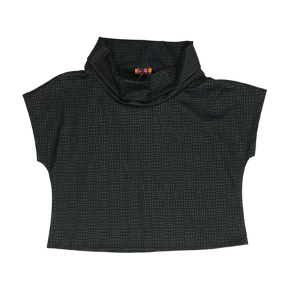 Black Houndstooth Blouse