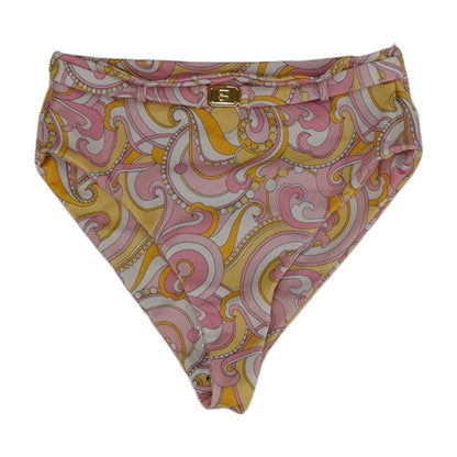 Pink Geometric Swim Bottom