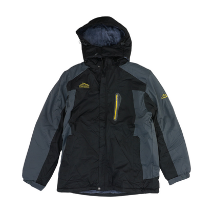 Black Color Block Jacket