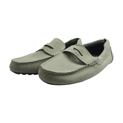 Gray Slip-On Dress Shoes