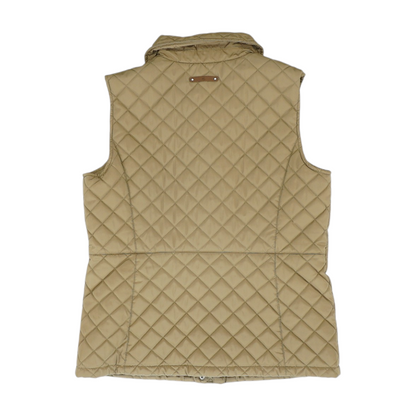 Beige Solid Vest