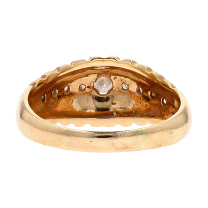 1/5 ctw 14K Yellow Gold Diamond Fashion Ring