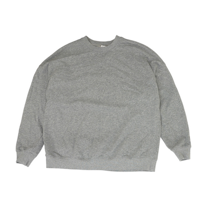 Gray Solid Sweatshirt Pullover