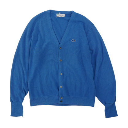 Vintage Blue Solid Pullover Sweater