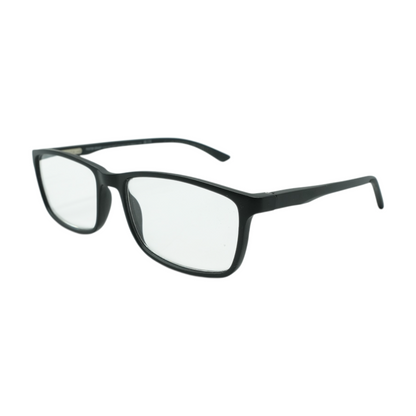 Black Rectangle Prescription Eyewear