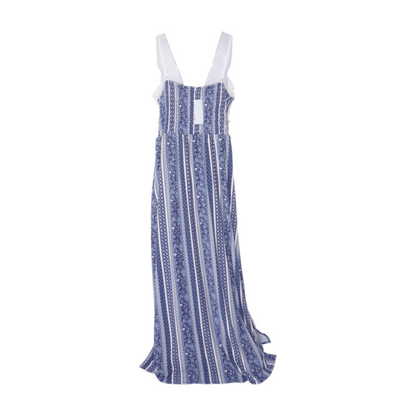 Blue Plus Floral Maxi Dress