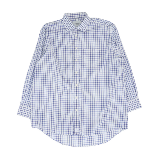 Blue Check Long Sleeve Button Down