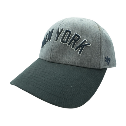 Gray New York Yankees Ballcap Hat