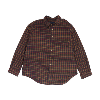 Multi Plaid Long Sleeve Button Down