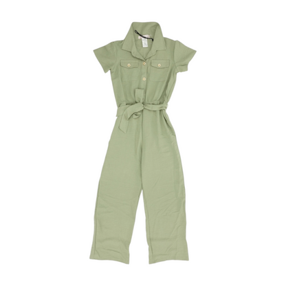 Green Short Sleeve One-Piece