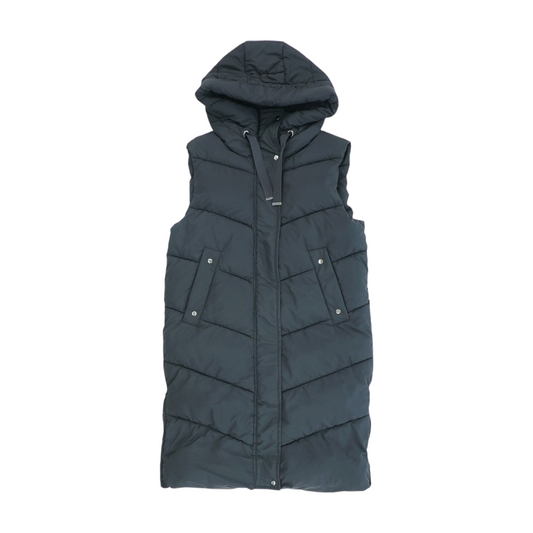 Black Solid Active Vest