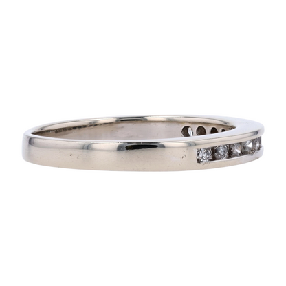 1/4 ctw 14K White Gold Diamond Band Ring
