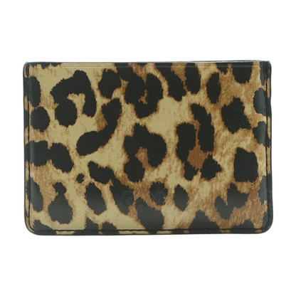 Leopard Printed Bou Card Holder