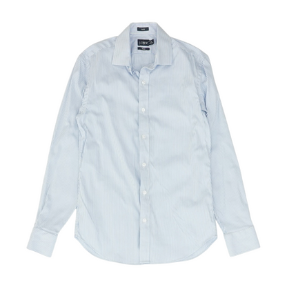 Blue Striped Long Sleeve Button Down