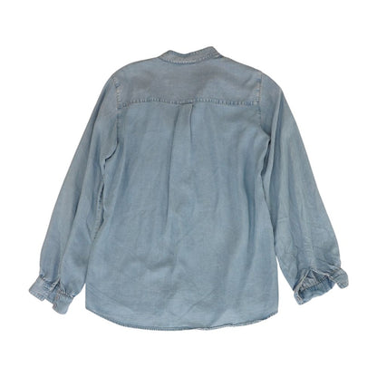 Blue Solid Button Down