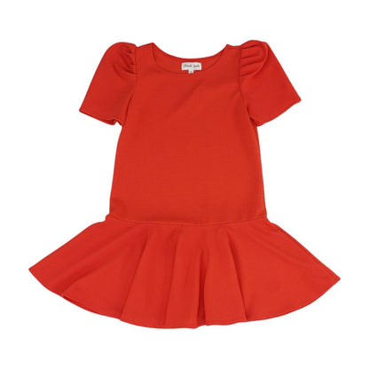 Red Solid Dress