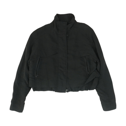 Black Solid Active Jacket