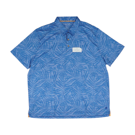 Blue Print Short Sleeve Polo