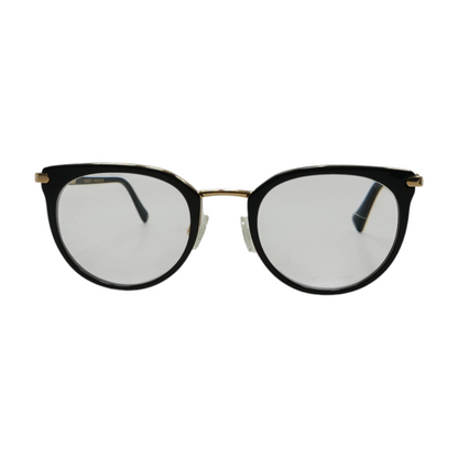 Black WHITTIER Round Prescription Eyewear