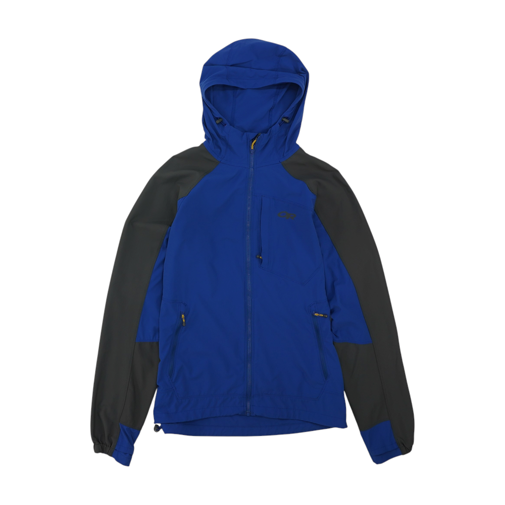 Blue Color Block Active Jacket