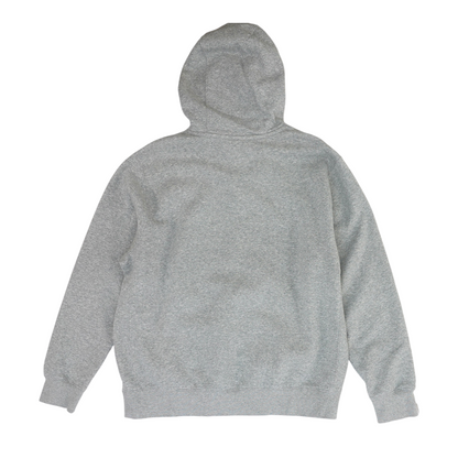 Gray Solid Hoodie Pullover