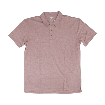 Red Solid Short Sleeve Polo