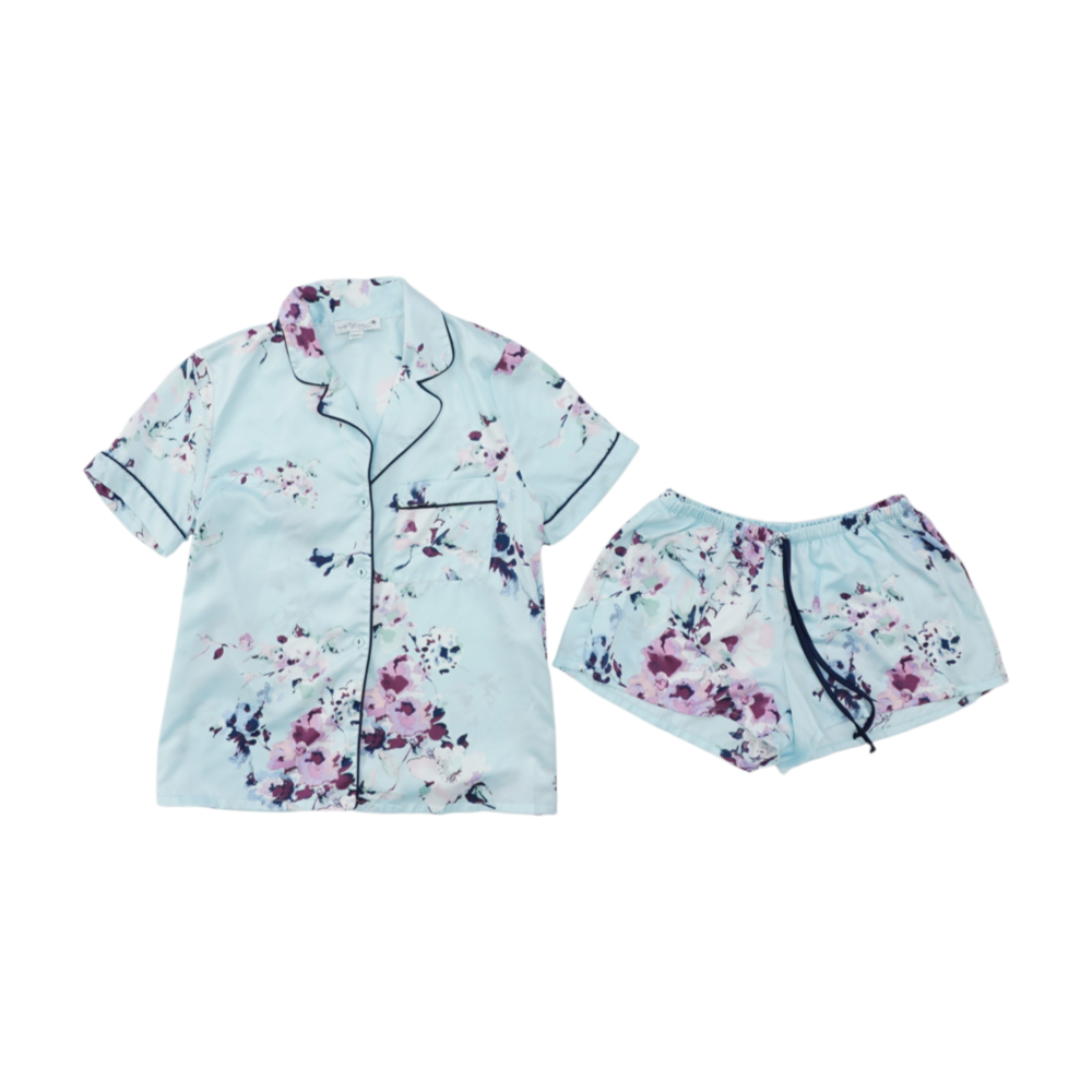 In bloom by Jonquil Blue Floral Pajama Top – Image 1