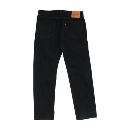 505 Black Regular Jeans
