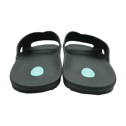 Black Casual Slide Sandals