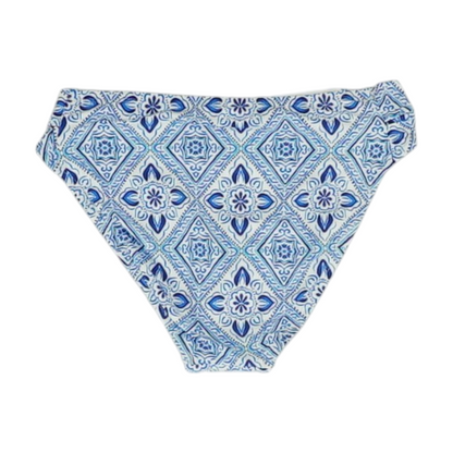 Blue Abstract Swim Bottom