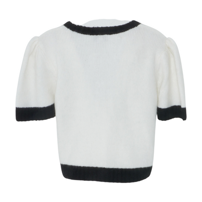 White Cardigan Sweater