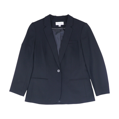 Black Solid Blazer