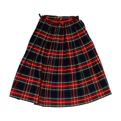 Multi Plaid Skirt