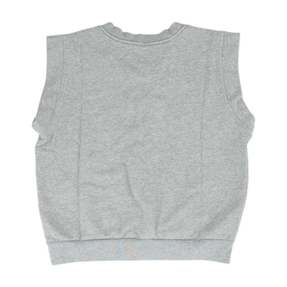Gray Solid Sweatshirt Pullover