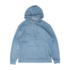 Blue Solid Hoodie Pullover
