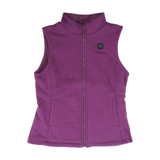 Purple Solid Casual Vest