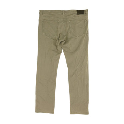 Gray Solid Five Pocket Pants