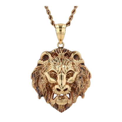 10K Yellow Gold Pendant Necklace