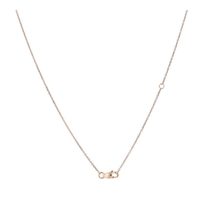 1/2 Ct 14K Rose Gold Emerald Cut Lab Grown Diamond Pendant Necklace