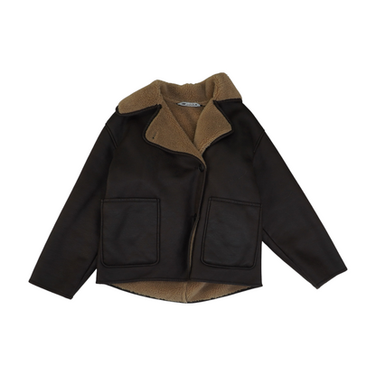 Brown Solid Jacket