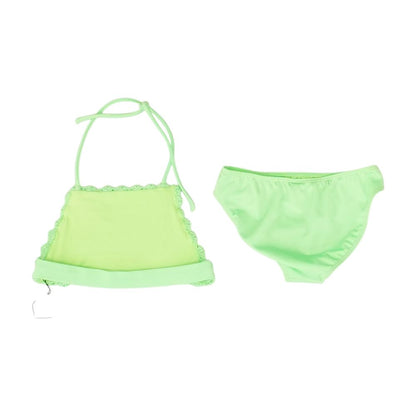 Green Solid Two-Piece