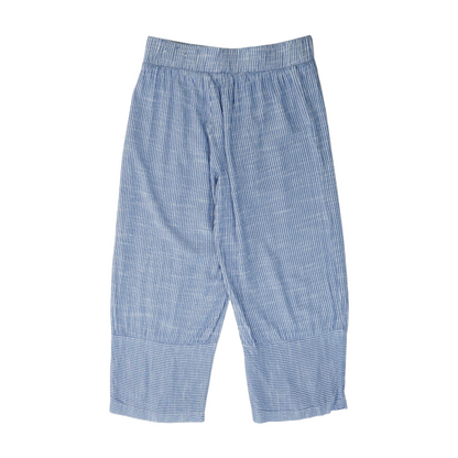 Blue Striped Relaxed Pants
